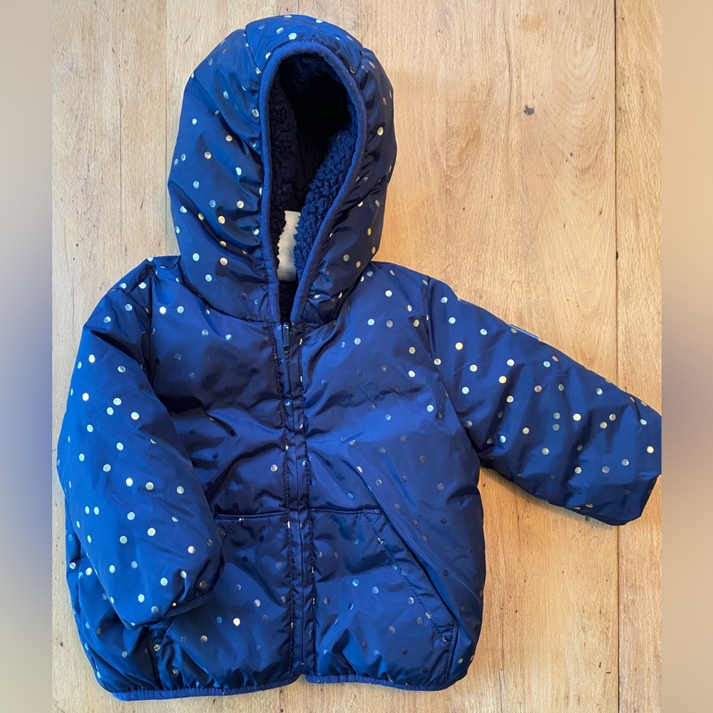 GAP reversible baby winter coat 6-12M